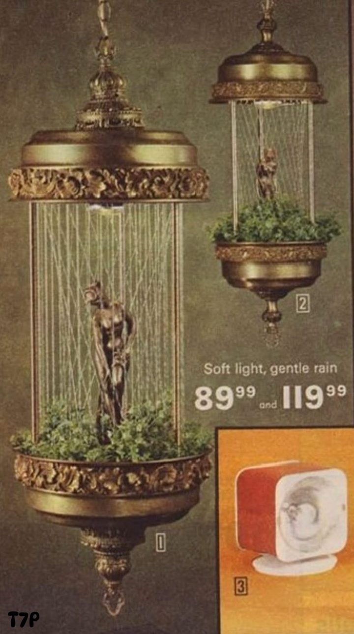 Swag lamp catalog listing